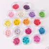 Decorative Flowers Wreaths 100Pcs Pressed Dried Narcissus Plum Blossom Flower With Box For Epoxy Resin Jewelry Making Nail Art Cra Dhecn