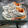 Designer Track 3 Runners Sneakers Shoes Casual Shops 3.0 para hombres Mujeres Triple Blanco Blanco Tess.S. Plataforma de color azul naranja beige gris rosa 18SS entrenadores deportivos