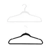 Hangers 10x Slanke Stroomden Kleding Antislip Groeven Kledingstukken Houder Sjaal Stropdas Outfits Jassen Rekken Voor Garderobe Kast Wasserij