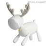 Lámparas Pantallas Luces nocturnas USB Recargable Cute Deer LED Regulable Mesita de noche Lámpara de escritorio con función de temporizador para habitación de niños Baby Nursery Z230805