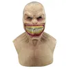 Novas máscaras de festa para adultos, truque de terror, brinquedo assustador, máscara de látex, capa para o rosto do diabo, terror, piada prática assustadora para brinquedos de brincadeira de Halloween