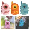 Dinossauro Walkie Talkies portátil para crianças adoráveis brinquedos internos jogos de acampamento ao ar livre para primavera verão ao ar livre meninos meninas presentes