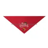 Chien Vêtements Pet Foulard Chat Accessoires Écharpe De Noël Bandana Bavoirs Collier Durable Salive Serviette Coton Triangle Drop Delivery Hom Dh4Sl