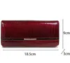 Genuine leather multi-function women designer wallets cowhide lady fashion casual coin zero card purses female clutchs no298
