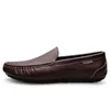 Chaussures habillées en cuir véritable hommes chaussures décontractées marque de luxe hommes mocassins mocassins respirant sans lacet chaussures de conduite italienne Chaussure Homme 230804