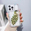 3D Peacock Bling Diamond Cases Para Iphone 15 Plus 14 Pro Max 13 12 11 X XR XS 8 7 Moda Luxo Brilhante Difícil PC Acrílico TPU Strass Bonito Adorável Feminino Capa Traseira do Telefone