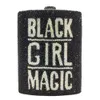 Bolsas de noite Boutique De FGG BLACK GIRL MAGIC bolsa feminina de cristal bolsa rígida de metal bolsa de mão Minaudiere 230804