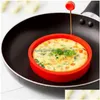 Oeuf Outils Sile Rond Frit Anneau De Crêpes Omelette Mod Pour La Cuisson Petit Déjeuner Four Cuisine Moule Antiadhésif Accessoires Drop Delivery Accueil Dh29X