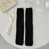 Женские носки в японском стиле готическая вязаная длинные леггинсы