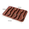 Pişirme Kalıpları Bakeware Sile 6 Delikler Kaşık Şekil Çikolata Kalıp Dekorasyon Araçları Mutfak Hamur Pastası Sabun Şablonları Form Damla Teslimat H DH0SO