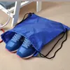 Sacos de armazenamento Bolsa portátil para engrossar cinto com cordão Mochila para equitação Sprots Sapatos de viagem Roupas Mochilas à prova d'água