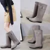 Rain Boots Comemore Fashion Long Rainboots Woman High High Boots Boots Waterproof Shoes Women's Rubber Rain Boot Galoshes for Women 230804