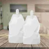 Förvaringsflaskor förpackningspåse resor på toalettartiklar flytande vätskeförpackningspåsar smink schampo container platt bärbar