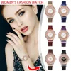 Wristwatches Women Quartz Watches Stainless Steel Strap Diamonds Minimalist Watch Fashion Sport Chronograph