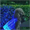 Abbigliamento per cani Led Incandescente Cat Usb Ricaricabile Colorf Forniture per animali luminosi anti-smarrimento Drop Delivery Home Garden Dhppz