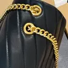 Bag Luxury Handbag Designer Väskor axel Messenger Bag Classic Crossbody Totes Classic Gold Chain Purse Famous Flap Saddle Påsar svarta plånbok Kvinnor Telefonväskor