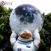 Partihandel Original Design 5MH Reklam Uppblåsbar astronautmånemodeller Air Blown Cartoon Space Planets för Party Event Decoration Toys Sports