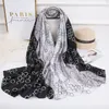 2021 Beroemde ontwerper mevrouw Xin Design Gift zijden sjaals Hoge kwaliteit sjaal 1800x90cm gratis levering