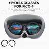 VR AR Accessorise Lentes de Miopia Magnética com Desmontagem Rápida Lentes de Prescrição de Óculos VR para PICO 4 Óculos Acessórios 230804