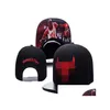 Cappellini da baseball Moda all'ingrosso Basket Snapback Baseball Snapbacks Tutti i cappelli Snap Back Cappelli da donna Mens Flat Hip Hop Sport Copricapo Dhqfc