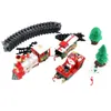 Decorazioni natalizie 40 Trenino con luci e suoni Binari ferroviari Giocattoli a batteria Regalo di Natale per bambini Drop Delivery Home Dhehm