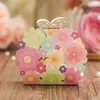 Emballage cadeau faveurs de mariage et boîte de cadeaux fleur papillon boîtes de faveur découpé au laser élégant luxe décoration papier sac de bonbons pour les invités 230804