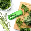 Fruit Vegetable Tools Leaf Picker Comb Household Kitchen Mti-Function Cooking Gadget Portable Tool Accessories Drop Delivery Home Ga Dhznc