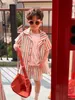 Clothing Sets Summer Brother Sister Outfits Boy Children Striped Short Sleeves Shirt Shorts 2pcs Girl Baby Cotton Sleeveless Fashion Dress