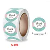 Gift Wrap 100-500 stks Dank U Stickers Roll 1 inch Lables Voor Bakken Verpakking Envelop Seals Small Business