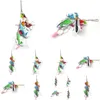 Autres fournitures pour oiseaux Jeux de perroquets Jouets pour oiseaux Mini chaussures en toile Chew Bite Décoration Hanging Cage Funny Craft Drop Delivery Home G Dhnle