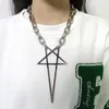 Collane con ciondolo Punk Hip Hop Trend Chain Choker Y2K Fashion Unisex Adult Gothic Star Charms Collana Accessori per gioielli Regali