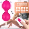 EggsBullets Kegel Balls Vibromasseur Oeuf Vibrant Sex Toys Pour Femme Télécommande Exercice Serré Vaginal Ben Wa Geisha Muscle Shrink dfty 230804