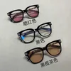 Qualité à la mode Nouveau créateur de luxe Lunettes de soleil Femme pour femmes Version haute face noire Cadre de lune