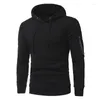 Herrtröjor Herrens avslappnade Pullover Autumn Solid Color Hoodie Sweatshirts Tracksuit Male Fashion Clothing Sudaderas Con Capucha Hombre