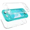 Switch Lite-fodral omslag, växla lite skyddsfodral med härdat glasskärmskydd och tumggrepp, växla lite greppfall mot skrapa icke-halkfodral