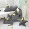 Almohadas de felpa Cojines Corona Almohada de felpa Colorido Relleno Estrella suave Forma de corazón Cojín Luna Cojín Bebé Niños Regalo Niñas Habitación de bebé Decoración 230804