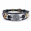 Charm Bracelets Fashion Hindu Bracelet Multi-layer Leather Beaded For Women Men Religious Bangle Jewelry Gift Him TG-01