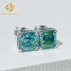 Biżuteria Making Materials Outlet Sterling Silver 925 Fine Jewellery Blue Moissanite Hip Hopeusz