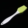 Ferramentas 169 mm Pincel de silicone para assar bolo de óleo verde antiaderente Kit de creme de confeitaria para pão Churrasco Gadget Ferramenta de assar