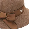 Chapeaux à large bord dames vacances Protection solaire voyage arc Rosette grande casquette décontractée chapeau de plage paille femmes