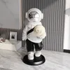 Decorative Objects Figurines Home Decoration Large Astronaut Resin Statue Floor Ornament Living Room Moon Sensor Lamp Creative Housewarming Gift 230804