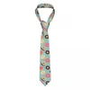 Papite da uomo cravatta classica cartone animato da cartone animato con crallini colorati cravatte strette colletti stretti accessori casual accessori regalo