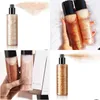 Andra hälsovårdsartiklar Liquid Highlighters Makeup Prep Set Glow Spray Moisturizing Primer 120 ml Face Drop Delivery Beauty Dhith