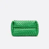 Evening Bags Woven Tote Bag for Women Vegan Leather Handbag with Purse Fashion Handmade Beach Tophandle 230804