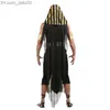 Theme Costume Halloween Carnival Pharaoh Cleopatra Couple Queen of Egypt Comes to Mythical Goddess Role Play Fantasy Party Dress Adult Z230805