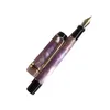 Fountain Penns Kaigelu 316 Akryl Fountain Pen F Nib Blue Brown White Marble Amber Mönster Ink Pen Writing Gift for Students Office Business 230804