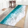 Tapete de banho 60X180 CM Seascape estampado corredor capacho tapete antiderrapante absorve água tapete de cozinha tapis salle de bain G806 2009259P