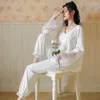 Ropa de dormir para mujeres Tulin Fashion Pajama Sets Vintage más algodón de algodón