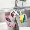 Hanging Baskets Portable Basket Kitchen Gadgets Drain Bag Bath Storage Tool Sink Holder Accessories Utensils Drop Delivery Home Gard Dhocx