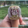 Кольца кластера Real P O Clemson Tigers Final Ncaa National Championship Ring Fan Мужской подарок Оптовая Прямая доставка ювелирных изделий Dh3n0 Dhtus